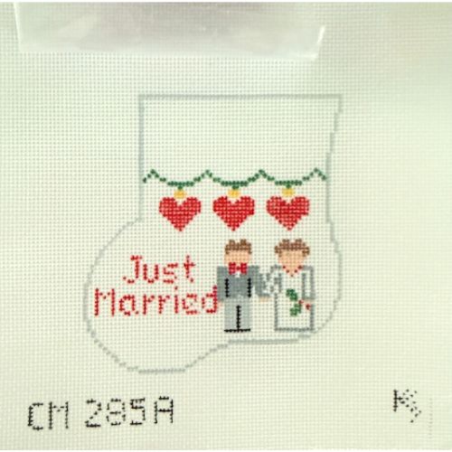 Mini Socks Just Married Stocking