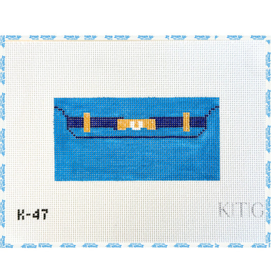 KTG Blue Mini Clutch
