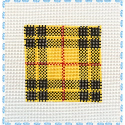 Treglown Plaid Coaster (Yellow)