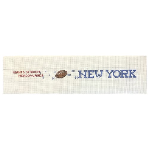 NY Giants Belt White