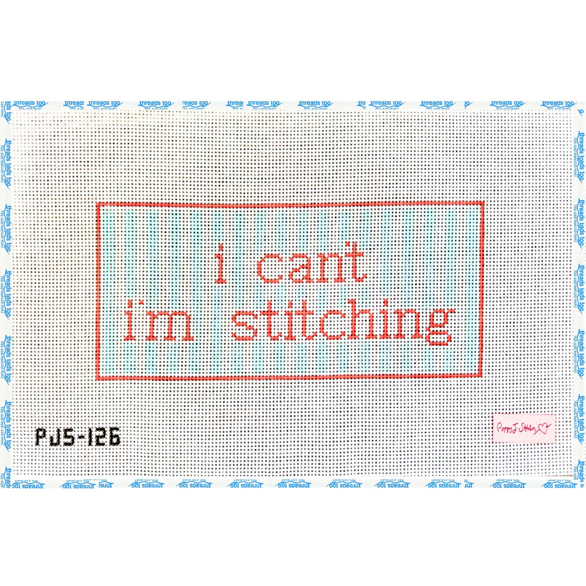 I Can't I'm Stitching