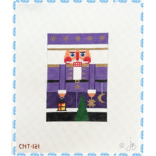Roll-up Ornament Purple Nutcracker