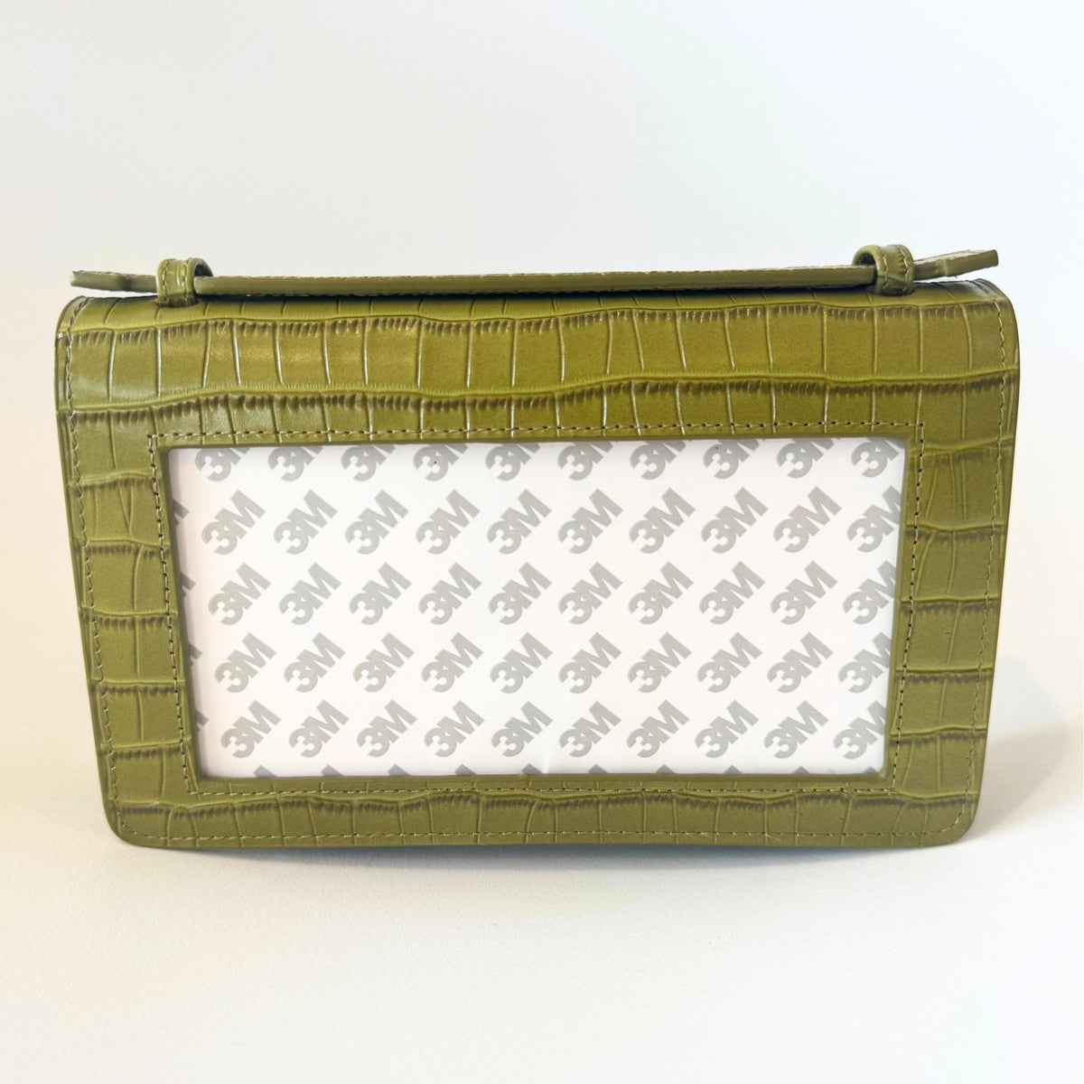 The Everyday Clutch- Green Croc