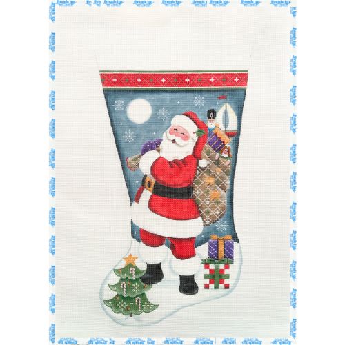 Santa's Bag of Toys Stocking