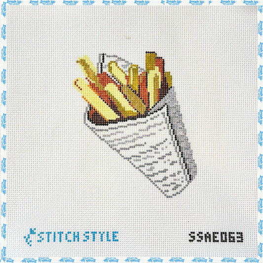 Stitch Style- Frites In Newspaper