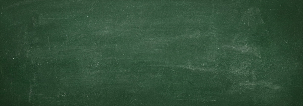 Chalkboard background for the Stitch School banner