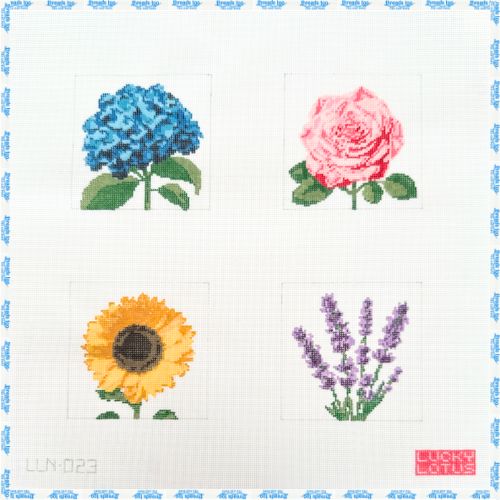 Summer Flowers Coaster Set