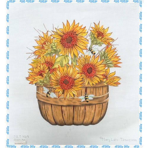 Sunflowers in a Basket