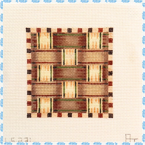 Tan and Brown Geometric