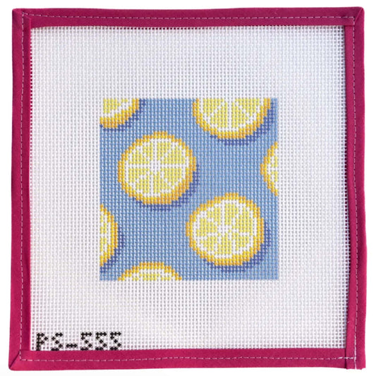 Lemon Coaster - The Painted Stitch
