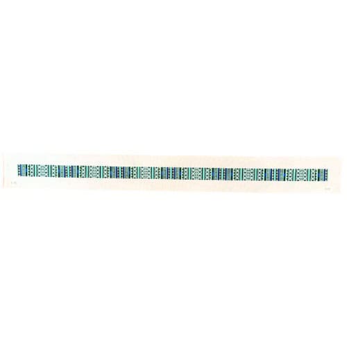 Turquoise and Black Pattern Belt