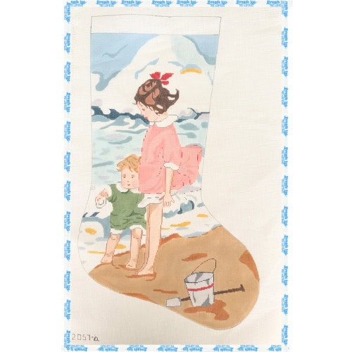 Two Children on the Beach
