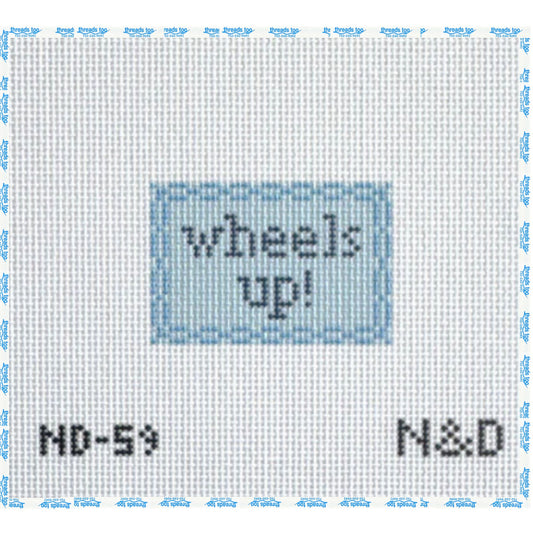 Wheels Up! Luggage Tag Insert - Nash & Daughters