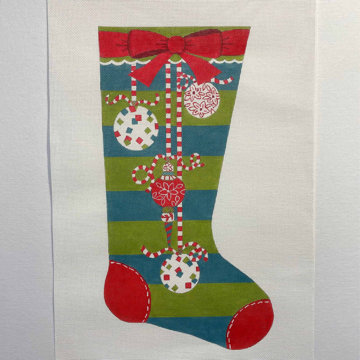 Ornament with Red Bow Stocking