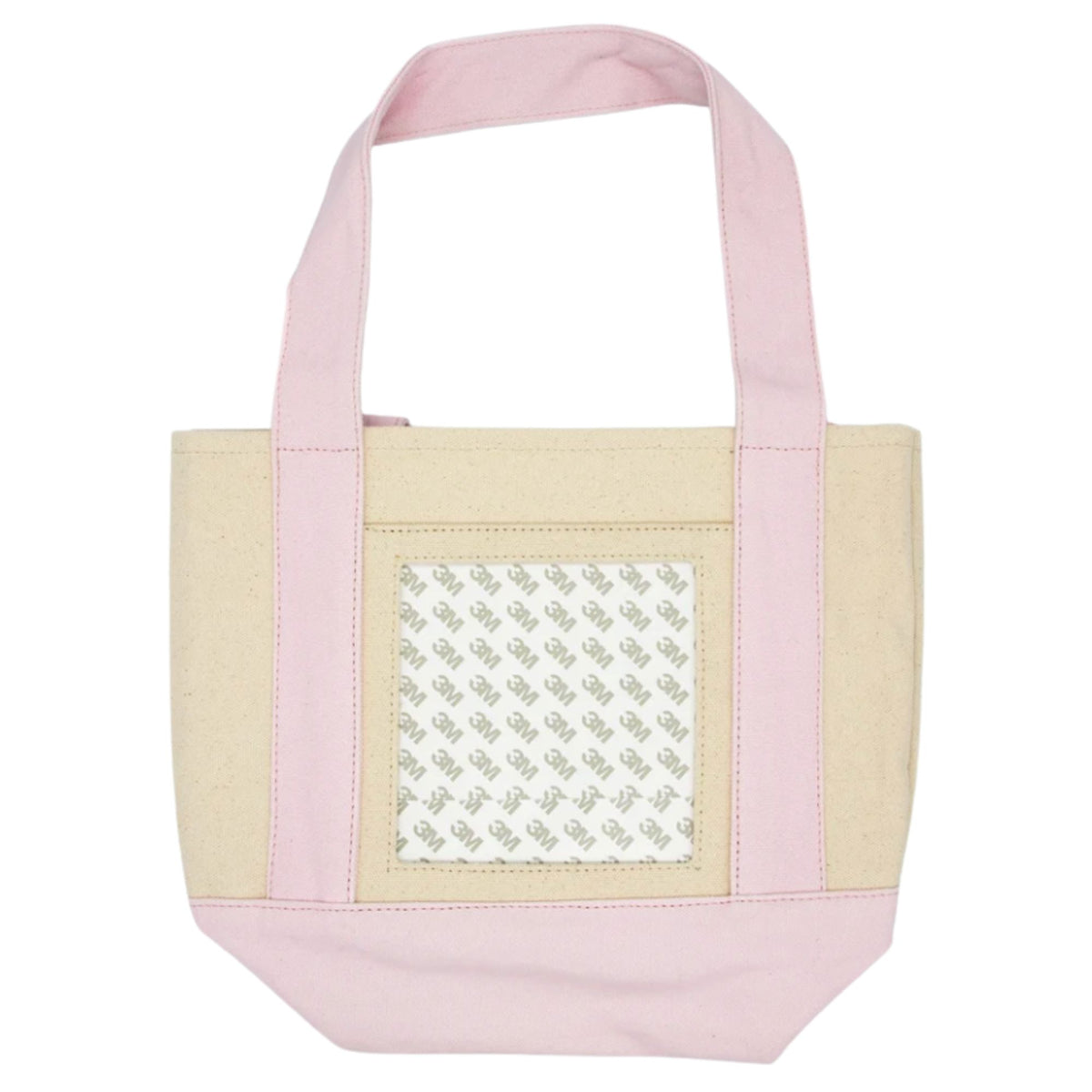 Self Finishing Canvas Tote Bag Mini - Pink