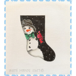Mini Sock Snowman with Cardinal