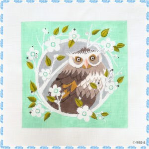 Owl on Green