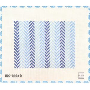 Herringbone Clutch - Blue