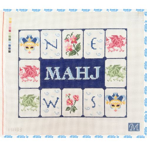 Mahj Blue Pouch
