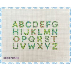 Floral Alphabet Sampler - Coco Frank