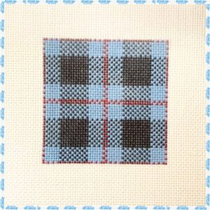Treglown Plaid Coaster (Blue)