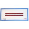 Beginner Dash Keyfob: Red + Blue - MT Needlepoint Designs