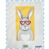 Bunny With Glasses Eyeglass Case