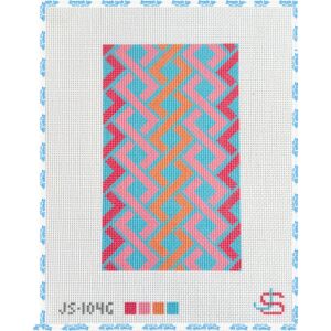 Hicks Braid Sunglass Case Pink, Blue, Orange