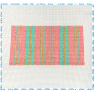 Pink Ticking Eyeglass Case