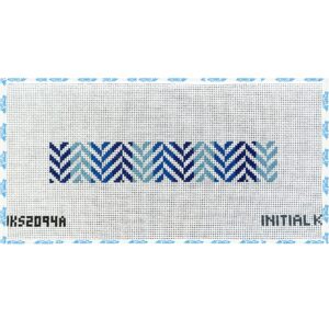 Herringbone Fob- Blue