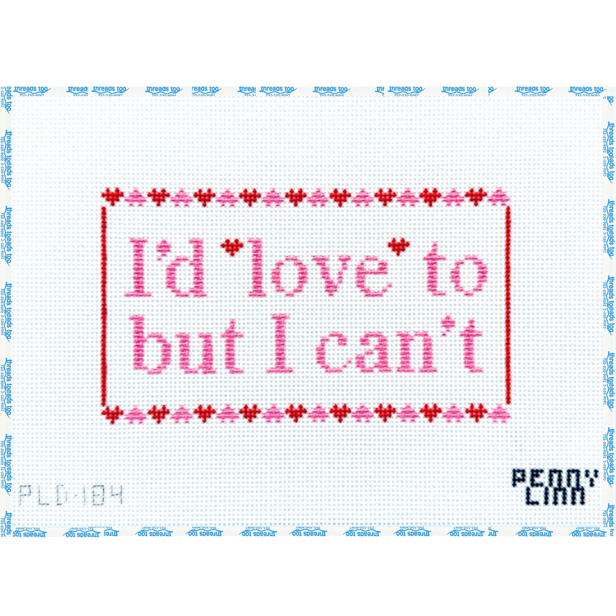 I'd Love To, But I Can't