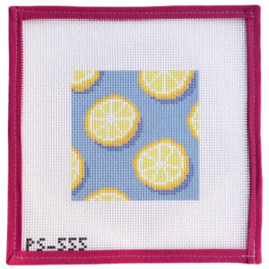 Lemon Coaster - The Painted Stitch