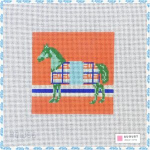 Green Blanket Horse